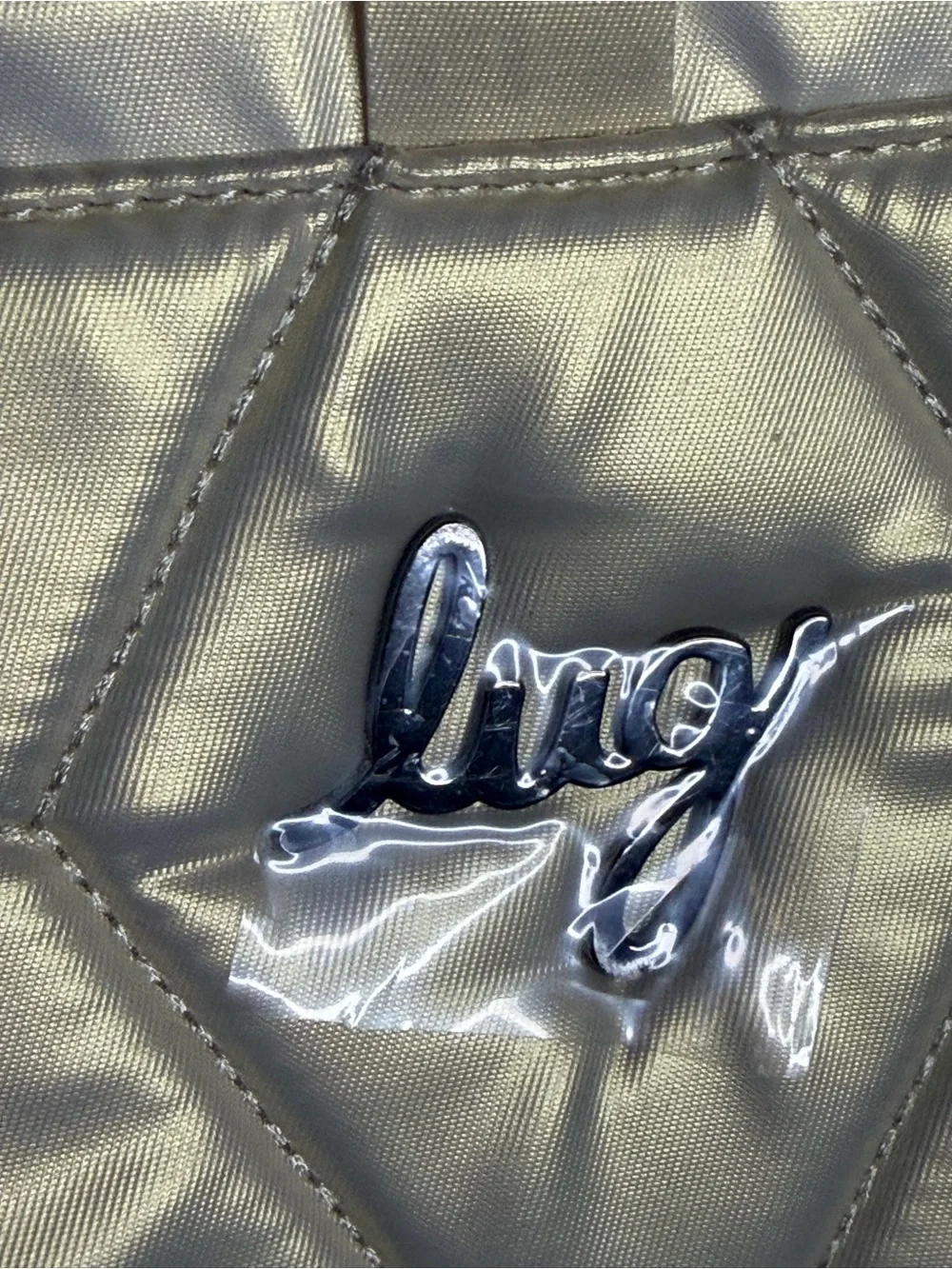 Lug brand champagne “Rally” Quilted Tote with Detachable Strap NWT